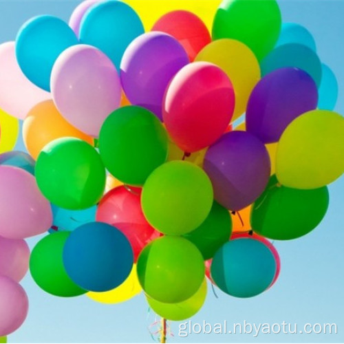 Rubber Balloon pastel chrome metallic color plain latex ballons Supplier